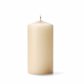 Hollowick Select Wax Pillar Candle, 6" High
