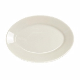 Homer Laughlin, 9 1/2" Platter Rolled Edge Undecorated White