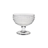 Hospitality Glass, Pearls Footed Dessert Glass, 10 oz, 4 1/4"H