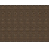 H Risch Inc., Rectangular Placemat, Brown Bamboo, 16" x 12"