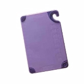 San Jamar, Allergen Safe Cutting Board, Purple, 6" x 9"