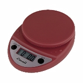 San Jamar, Digital Scale, 8 1/2" x 6" x 1 1/2", Warm Red