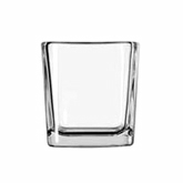 Libbey, Voltive Candle Holder, 7 1/2 oz cube, Glass, Clear