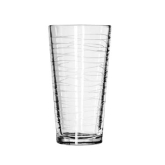 Libbey Casual Cooler Glass, 20 oz, Wave Design, DuraTuff