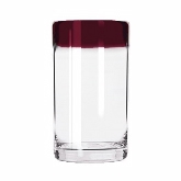 Libbey, Cooler Glass, Aruba, w/Red Rim, 16 oz