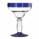 Libbey, Margarita Glass, Aruba, w/Cobalt Blue Rim & Foot, 12 oz