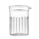Bauscher (Luigi), Mixology Mixing Glass, 25.25 oz, 4 1/2" dia. x 5 5/8"H, w/ Spout