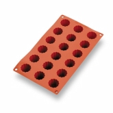 Matfer, Gastroflex Mini Cannele Mold, 18 per Sheet, Silicone
