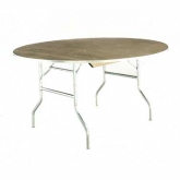 Maywood, Standard Folding Table, Round Top, 48" dia, 30" H, Wood