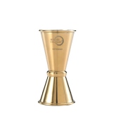 Mercer, Barfly Japanese Style Jigger, .50 oz & .75 oz, Gold-Plated