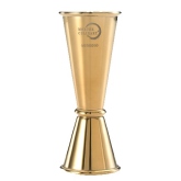 Mercer, Barfly Japanese Style Jigger, 25 mL & 50 mL, Gold-Plated