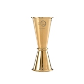 Mercer, Barfly Japanese Style Jigger, 1 oz & 1.50 oz, Gold-Plated