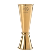 Mercer, Barfly Japanese Style Jigger, 1 oz & 2 oz, Gold-Plated