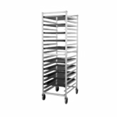 New Age Pan Rack, Full Height, Open Sides, w/ Angle Guides on 3" Centers