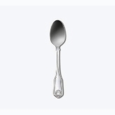 Oneida Hospitality A.D. Coffee Spoon, Silver Shell, 4 1/2", Silverplated