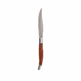 Oneida Hospitality Steak Knife, 9 1/5", 18/10 S/S, Rustic Wood