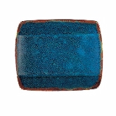 Oneida Hospitality Square Sushi Plate, 5 1/2" x 5 1/2", Blue Moss, Studio Pottery, Luzerne