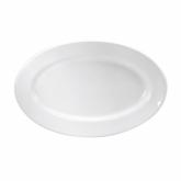 Oneida Hospitality Oval Platter, Cream White Ware, 15 1/2" x 11 3/16"