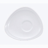 Steelite, Organic Shaped A.D. Saucer, 5" x 4", Drift, Porcelain