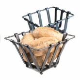 Orion Trading Group, Iron Bread Basket, Black, 8" x 8" x 5"