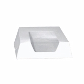 PacknWood, Pastry Window Box, White, Paper, 5.55" x 5.55" x 1.57"
