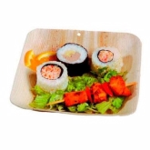 PacknWood, Disposable Plate, Palm Leaf, Square, 6.30" x 6.30"
