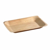 PacknWood, Disposable Plate, Palm Leaf, Rectangular, 9.50" x 6.30"