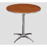 Palmer Snyder, Pedestal Table, 200 Series, Round, Adjustable Height, 30" dia.