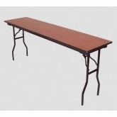 Palmer Snyder, Laminate Rectangular Folding Table, Classic Series, 18" x 96" x 30" H