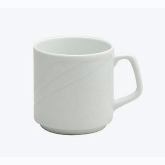 Oneida Hospitality Stacking Mug, Arcadia, 10 oz, Bright White