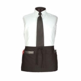 John Ritzenthaler, duraSERV Plus Waist Apron, 25" x 11", Black