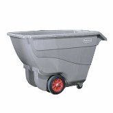 Rubbermaid Standard Duty Structural Foam Tilt Truck, 2100 lb Capacity, 1 cu yard, Black