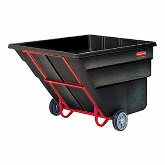 Rubbermaid Tilt Truck, Mobile, 2 cu yd Capacity Approx 2300 lbs, Black