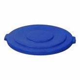Rubbermaid Brute Container Lid, 26 3/4" D x 2" H, Blue Case of 3