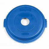 Rubbermaid Brute Recycling Container Lid, for Bottlecans, 32 gallon, Blue