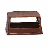 Rubbermaid Glutton Hooded Top, w/o Doors, 26 5/8" L x 23" W x 13" H, Brown