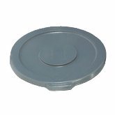 Rubbermaid Brute Container Lid, 19 7/8" dia. x 1 1/4" H, Gray