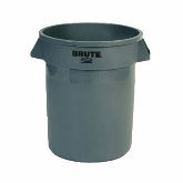 Rubbermaid Prosave Brute Container, w/o Lid, 20 gallon, 19 1/2" dia. x 22 7/8" H, Round