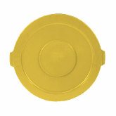 Rubbermaid Brute Container Lid, 22 1/4" dia. x 1 3/8" H, Yellow