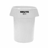 Rubbermaid Brute Container, w/o Lid, 44 gallon, 24" dia. x 31 1/2" H, Round