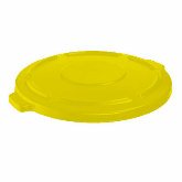 Rubbermaid Brute Container Lid, 24 1/2" dia. x 1 1/2" H, Yellow