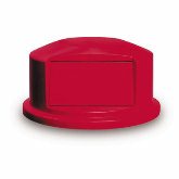 Rubbermaid Brute Dome Top, 27 1/4" dia. x 14 1/2" H, Red