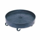 Rubbermaid Universal Drum Dolly, 24 3/8" dia. x 7 17" H, Black