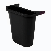 Rubbermaid Side Bin Recycling Container, 13 5/8 qt, 10 3/5" L x 7 3/10" W x 11 7/10" H, Plastic