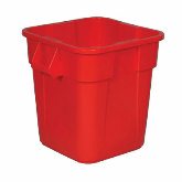 Rubbermaid Square Brute Container, w/o Lid, 28 gallon, 21 1/2" dia. x 22 1/2" H