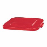 Rubbermaid Square Brute Container Lid, 24" dia. x 2" H, Tight Fitting, Gray