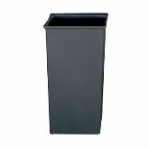 Rubbermaid Rigid Liner, 24 23 gallon, 16 1/4 Sq x 28 1/2" H, Gray