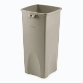 Rubbermaid Untouchable Container, Square, 23 gallon, 16 1/2" L x 15 1/2" W x 30.9" H