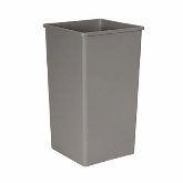 Rubbermaid Untouchable Container, 50 gallon, 19 1/2 Sq x 34 1/4" H, Gray