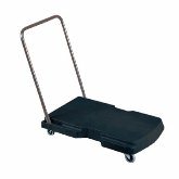 Rubbermaid, Triple Trolley, 32 1/2" L x 20 1/2" W, Non Skid Surface, 3 Position Handle, 250 lb Capacity